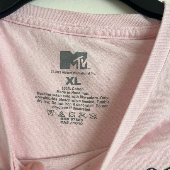 Pink Mushroom MTV Crop Top - Picture 3 of 3